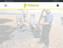 Tablet Screenshot of phoenix-security.ch